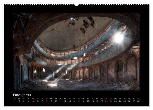 Produktbild: Lost Places - vergessene orte vergessener glanz (Wandkalender 2026 DIN A2 quer), CALVENDO Monatskalender