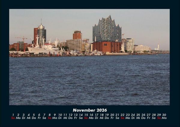 Produktbild: Hamburgs Sch&ouml;nheit 2026 Fotokalender DIN A4