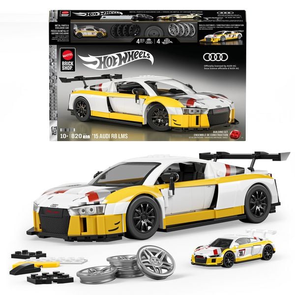 Produktbild: Mattel Brick Shop Hot Wheels Elite Audi