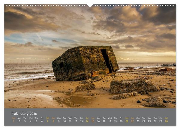 Produktbild: Sand n Sea in Norfolk (High Quality Premium Wall Calendar 2026 DIN A2 landscape),CALVENDO 12 Month Wall Calendar