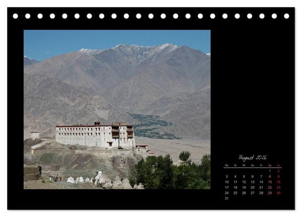 Produktbild: Ladakh, Berge und Spruchweisheiten (Tischkalender 2026 DIN A5 quer), CALVENDO Monatskalender