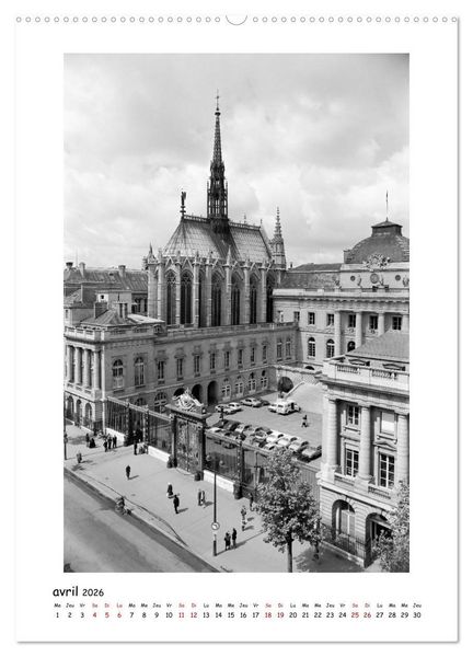 Produktbild: Visage de Paris, ann&eacute;es 1970 (Calendrier mural 2026 DIN A2 horizontal), CALVENDO calendrier mensuel