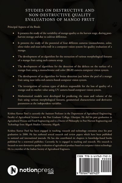 Produktbild: Studies on Destructive and Non-Destructive Quality Evaluations of Mango Fruit