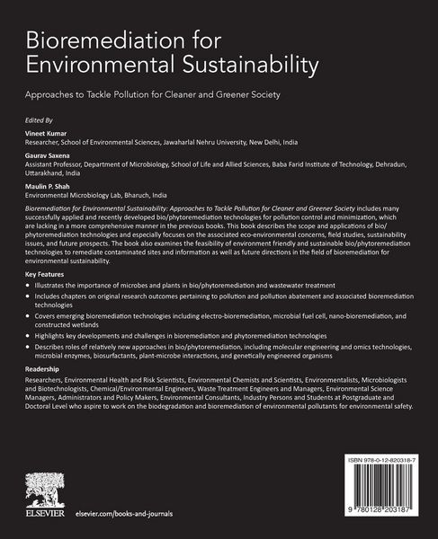 Produktbild: Bioremediation for Environmental Sustainability