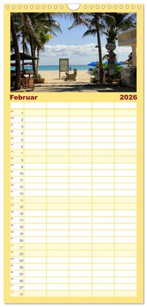 Produktbild: Familienplaner 2026 - Mexiko - Land der Farben mit 5 Spalten (Wandkalender, 21 x 45 cm) CALVENDO