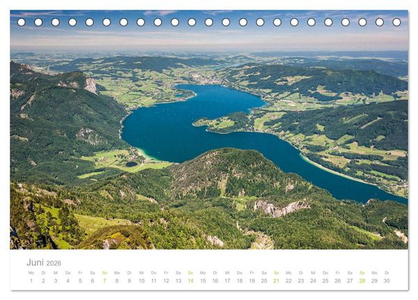 Produktbild: &Ouml;sterreich Rundreise (Tischkalender 2026 DIN A5 quer), CALVENDO Monatskalender