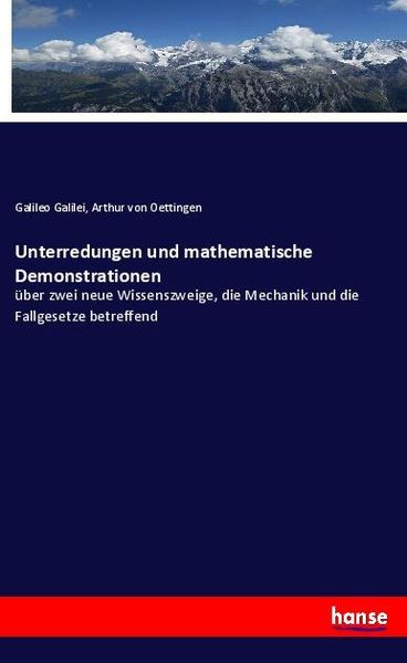 Unterredungen und mathematische Demonstrationen