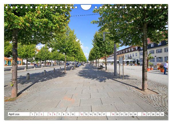 Produktbild: Sommer in Schwetzingen von Karin Vahlberg Ruf und Petrus Bodenstaff (Wandkalender 2026 DIN A4 quer), CALVENDO Monatskalender