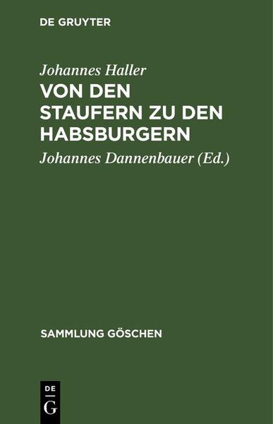 Produktbild: Von den Staufern zu den Habsburgern
