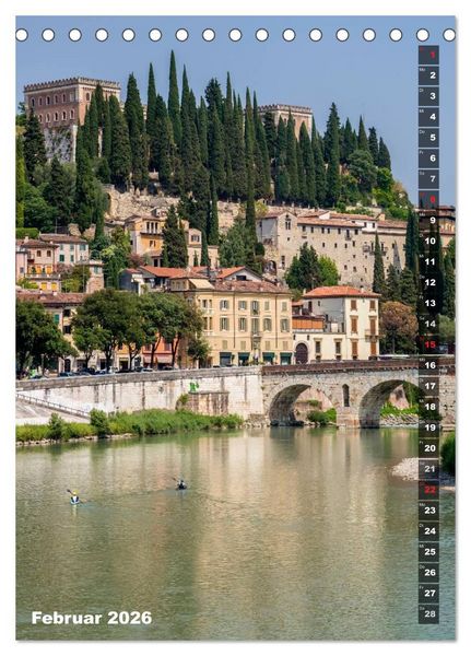 Produktbild: VERONA Bildsch&ouml;ne Altstadt (Tischkalender 2026 DIN A5 hoch), CALVENDO Monatskalender