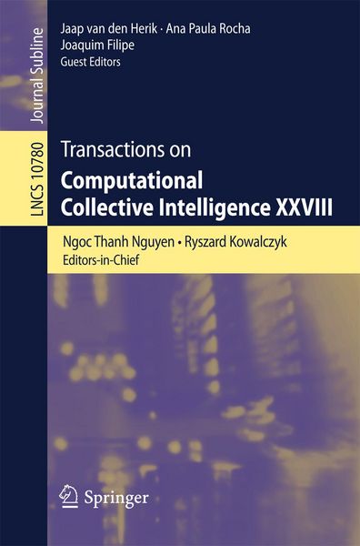 Produktbild: Transactions on Computational Collective Intelligence XXVIII