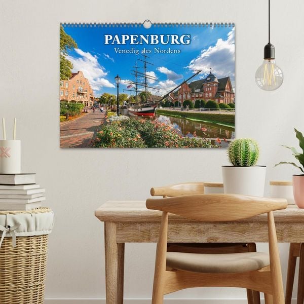 Produktbild: Papenburg - Venedig des Nordens (Wandkalender 2026 DIN A3 quer), CALVENDO Monatskalender