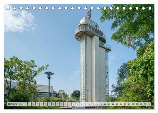 Produktbild: Bauhaus-Architektur in Essen (Tischkalender 2026 DIN A5 quer), CALVENDO Monatskalender