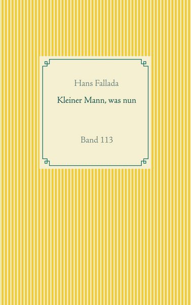 Produktbild: Kleiner Mann, was nun