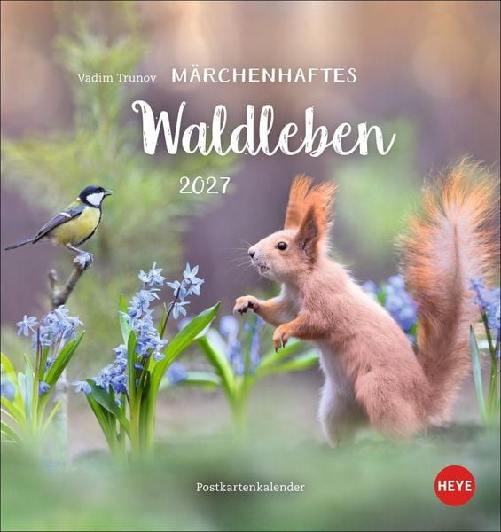 Vadim Trunov: Märchenhaftes Waldleben Postkartenkalender 2027