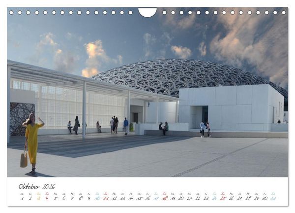 Produktbild: Abu Dhabi, eine Stadt der Zukunft. (Wandkalender 2026 DIN A4 quer), CALVENDO Monatskalender