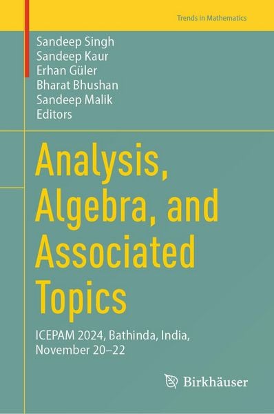 Produktbild: Analysis, Algebra, and Associated Topics