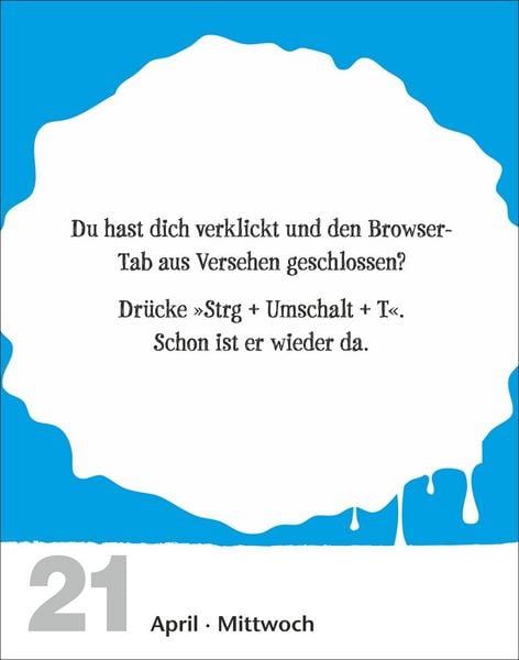 Produktbild: Lifehacks Tagesabrei&szlig;kalender 2027 - Der hilfreichste Kalender aller Zeiten
