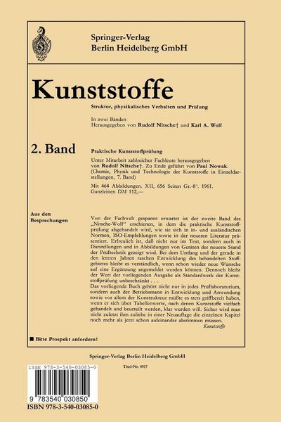 Produktbild: Fortschritte der Hochpolymeren-Forschung / Advances in Polymer Science