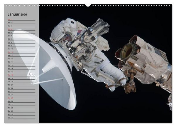 Produktbild: Missionen im Weltall (hochwertiger Premium Wandkalender 2026 DIN A2 quer), Kunstdruck in Hochglanz