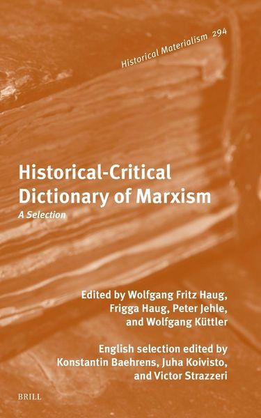Produktbild: Historical-Critical Dictionary of Marxism