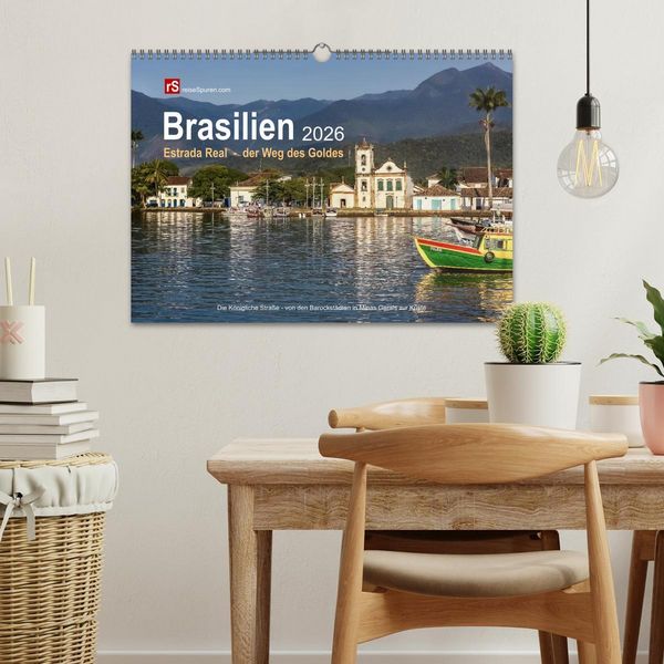 Produktbild: Brasilien 2026 Estrada Real - der Weg des Goldes (Wandkalender 2026 DIN A3 quer), CALVENDO Monatskalender