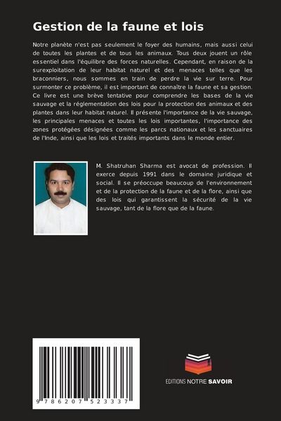 Produktbild: Gestion de la faune et lois