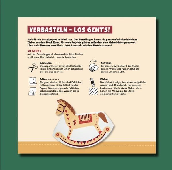 Produktbild: Der Verbastelblock f&uuml;r kreative Kids. Frohe Weihnachten