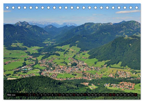 Produktbild: Der Chiemgau von oben (Tischkalender 2026 DIN A5 quer), CALVENDO Monatskalender