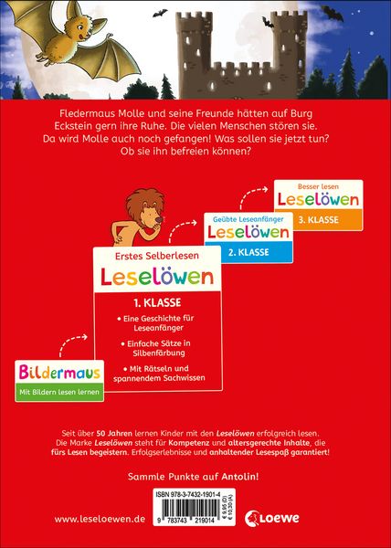 Produktbild: Lesel&ouml;wen 1. Klasse - Fledermaus im Anflug