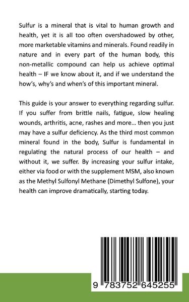 Produktbild: MSM - The Missing Link to Optimal Health