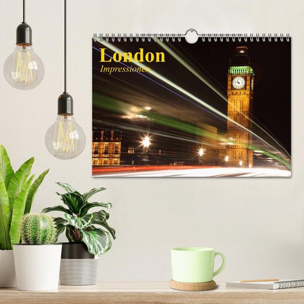 Produktbild: London &bull; Impressionen (Wandkalender 2026 DIN A4 quer), CALVENDO Monatskalender
