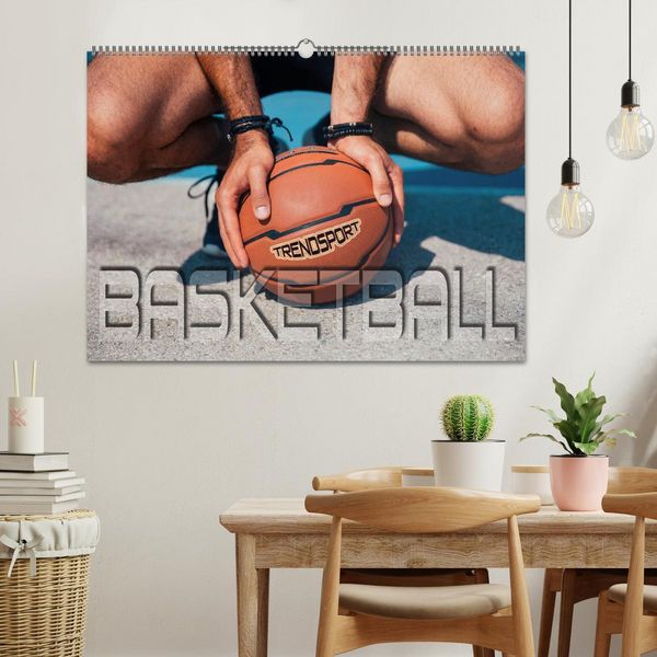 Produktbild: Trendsport Basketball (Wandkalender 2026 DIN A2 quer), CALVENDO Monatskalender
