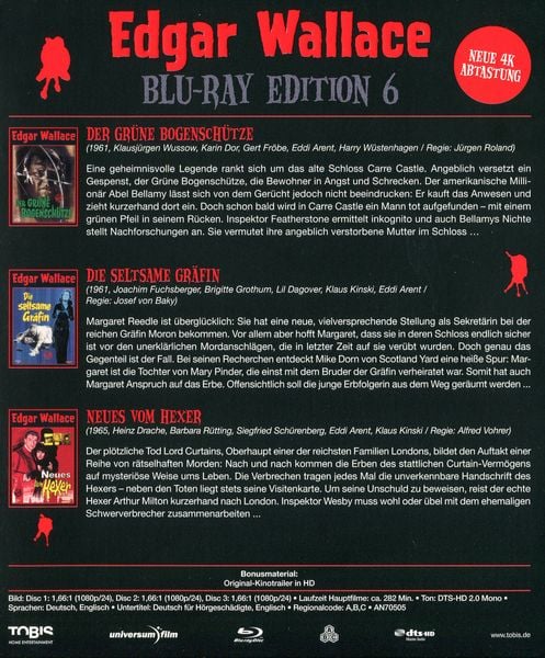 Produktbild: Edgar Wallace Edition 6 [3 BRs]