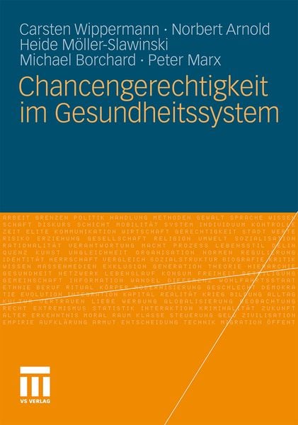 Produktbild: Chancengerechtigkeit im Gesundheitssystem