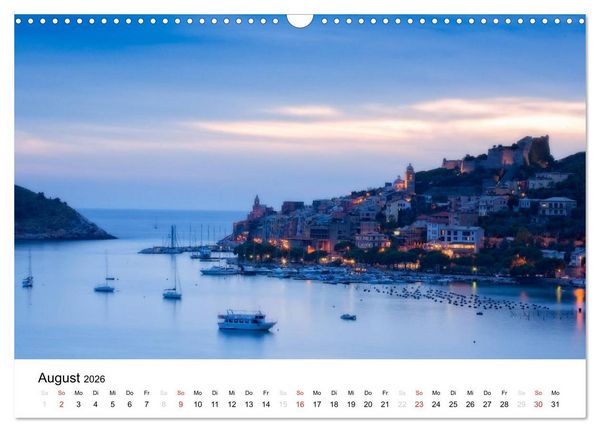 Produktbild: Blick auf die Ligurische K&uuml;ste (Wandkalender 2026 DIN A3 quer), CALVENDO Monatskalender