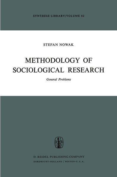 Produktbild: Methodology of Sociological Research
