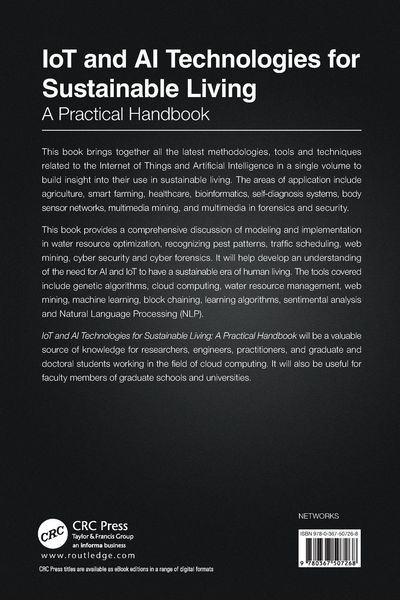 Produktbild: IoT and AI Technologies for Sustainable Living