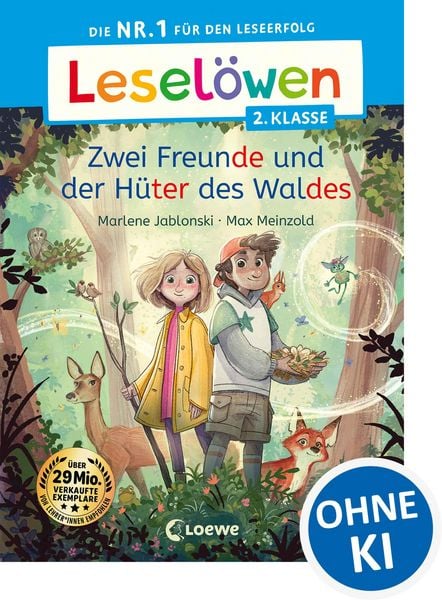Produktbild: Lesel&ouml;wen 2. Klasse - Zwei Freunde und der H&uuml;ter des Waldes