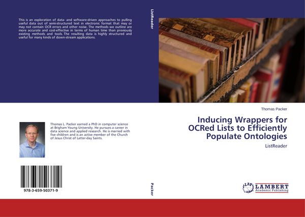 Produktbild: Inducing Wrappers for OCRed Lists to Efficiently Populate Ontologies