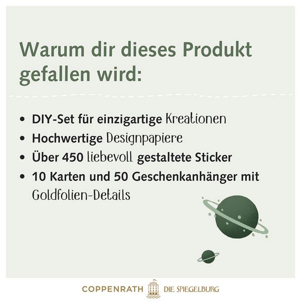 Produktbild: Designpapier-Kreativbuch Sparkle & Stars