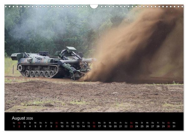 Produktbild: Panzerstahl auf der Heide &ndash; Das Heer legt wieder los (Wandkalender 2026 DIN A3 quer), CALVENDO Monatskalender