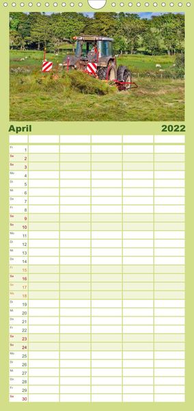 Produktbild: Familienplaner Landwirtschaft - die Zukunft ist digital (Wandkalender 2022 , 21 cm x 45 cm, hoch)