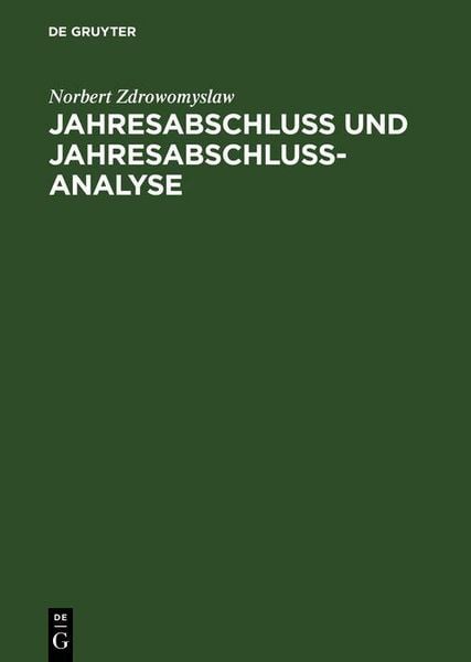 Produktbild: Jahresabschluss und Jahresabschlussanalyse
