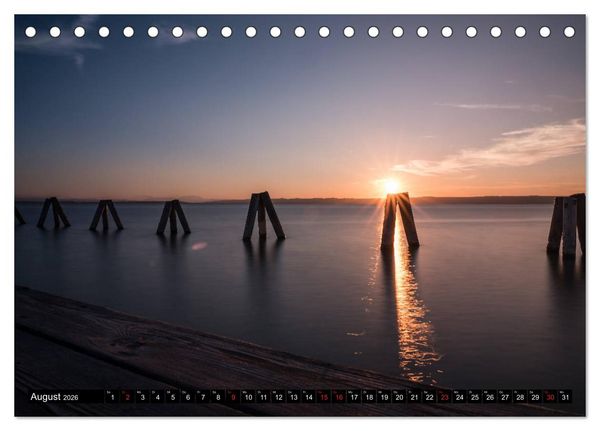 Produktbild: Der idyllische Neusiedlersee (Tischkalender 2026 DIN A5 quer), CALVENDO Monatskalender