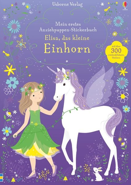 Produktbild: Mein erstes Anziehpuppen-Stickerbuch: Elisa, das kleine Einhorn