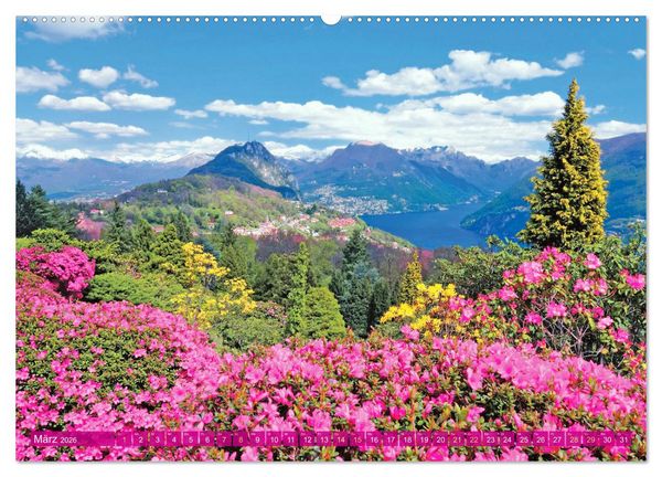 Produktbild: Wunderbares Tessin: Mediterranes Klima und italienisches Flair (Wandkalender 2026 DIN A2 quer), CALVENDO Monatskalender