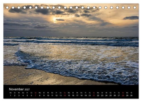 Produktbild: Faszination Meer und Wolken (Tischkalender 2027 DIN A5 quer), CALVENDO Monatskalender