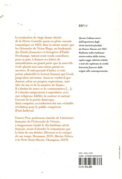 Produktbild: Divine comedie traduite en vers
