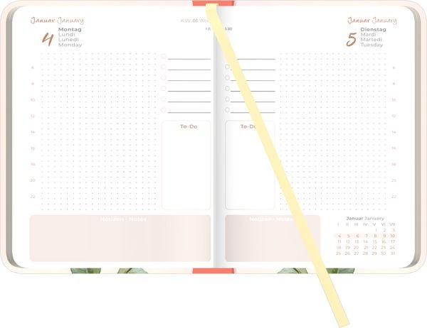 Produktbild: Daily Journal Roses 2027